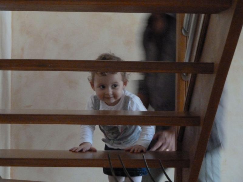 Valentine découvre l'escalade!